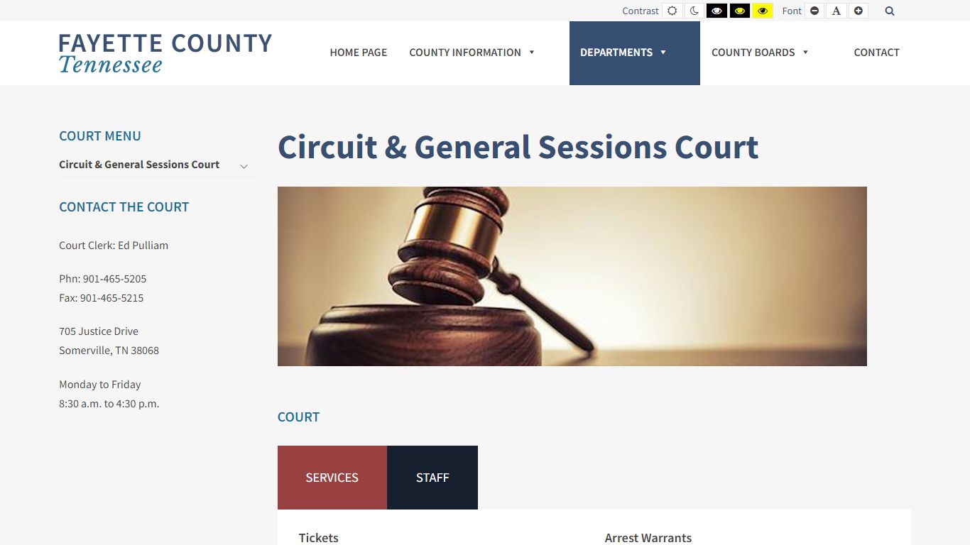 Circuit & General Sessions Court - Fayette County